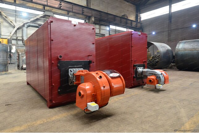 Газовый котел 1.25 МВт отопительный