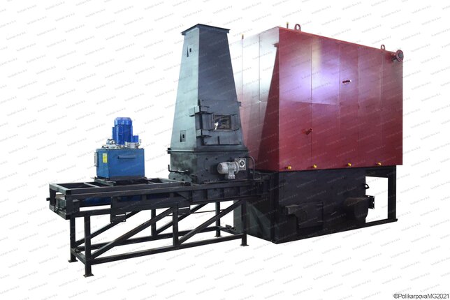 Котел 0.5 МВт на опилках автоматический