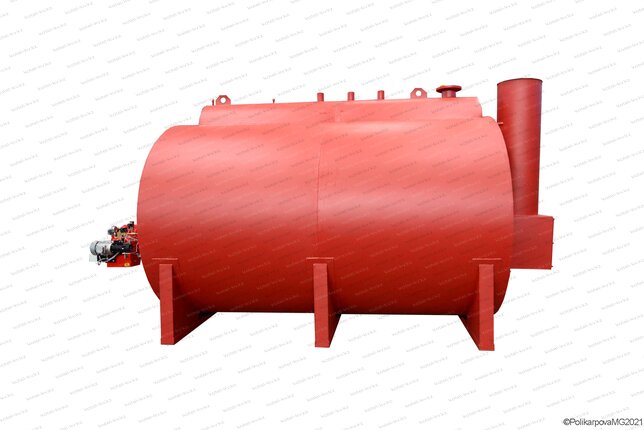 Мазутный жаротрубный котел 1600 кг пара в час 115 С